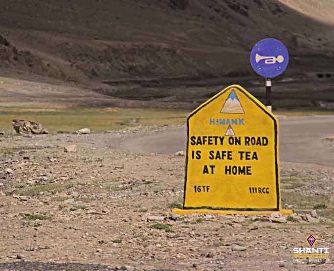 Himank Himank Road Signs in Ladakh