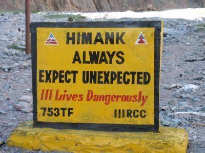 Himank Project Himalaya A collection of those classic Himank road signs