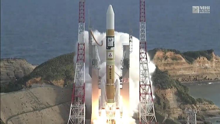 Himawari 9 Advanced Weather Satellite rides into Orbit atop Japan39s HIIA