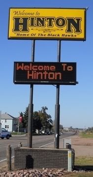 Hinton, Iowa wwwhintoniowacomHinton20Sign20editjpg