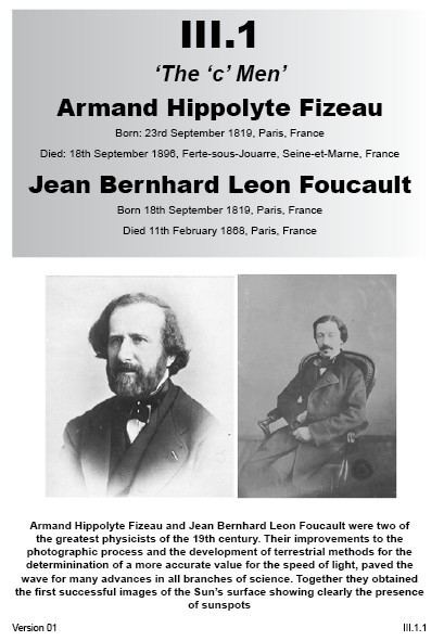 Hippolyte Fizeau 1 Hippolyte Fizeau Leon Foucault