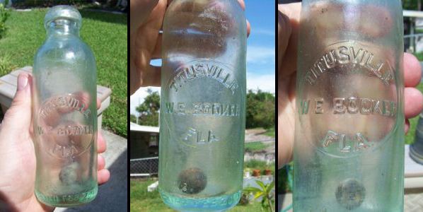 Hiram Codd Coddneck Bottles BEACH