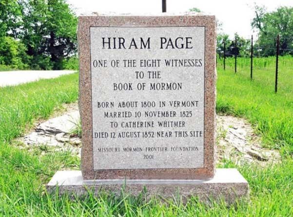 Hiram Page Archaeological and Historical Evidence Hiram Page