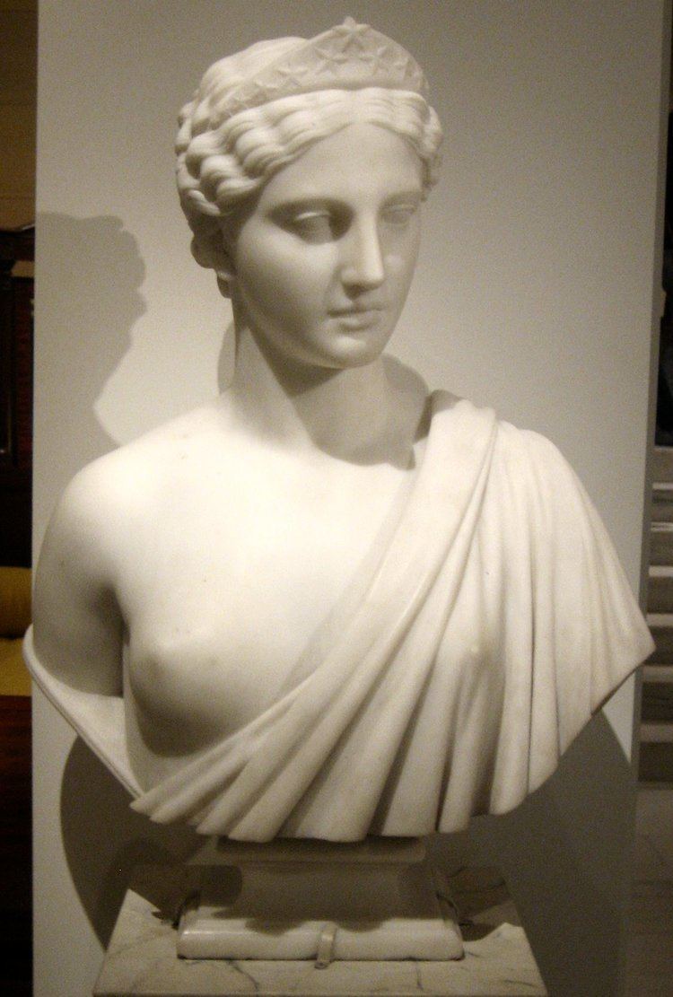 Hiram Powers FileHiram Powers 39America39 marble sculpture 18501854