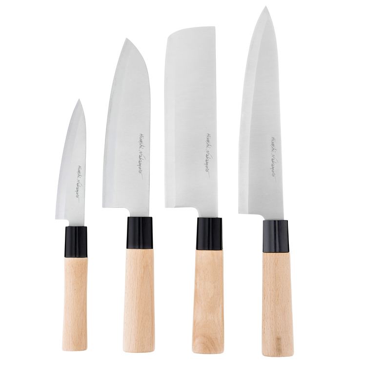 Hiroshi Nakamoto Four Knife Sushi Sashimi Chef Knife Set Hiroshi Nakamoto Premium