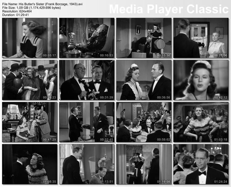 His Butler's Sister His Butlers Sister 1943 Toronto Film Society Toronto Film Society