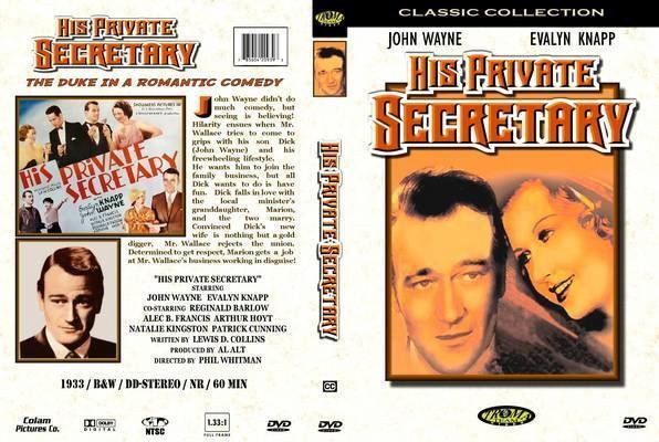 His Private Secretary His Private Secretary 1933 DVD Front Cover id77780 Covers Resource