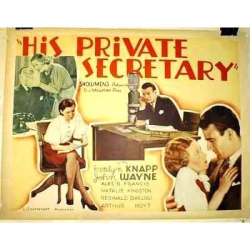 His Private Secretary His Private Secretary 1933