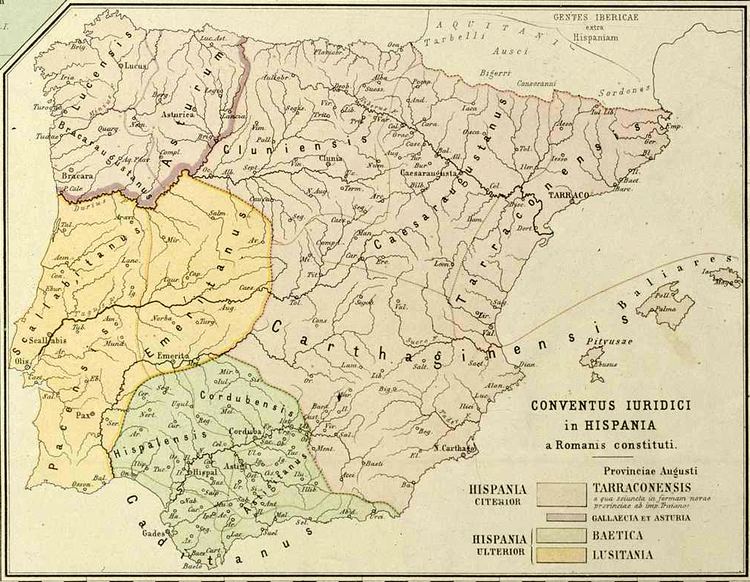 Hispania FileConventus juridici in Hispaniajpg Wikimedia Commons