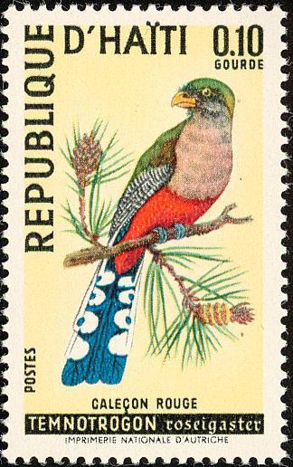 Hispaniolan trogon Hispaniolan Trogon stamps mainly images gallery format