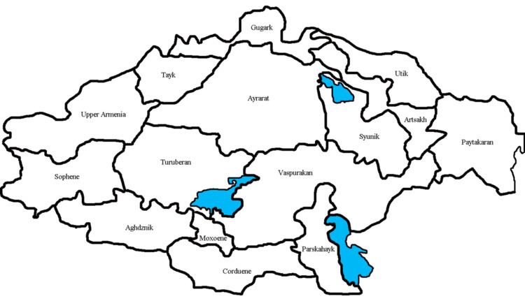 Historical regions of Armenia
