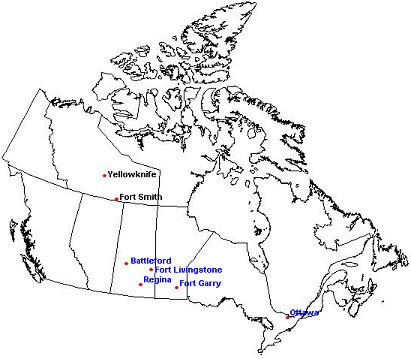 History of Northwest Territories capital cities