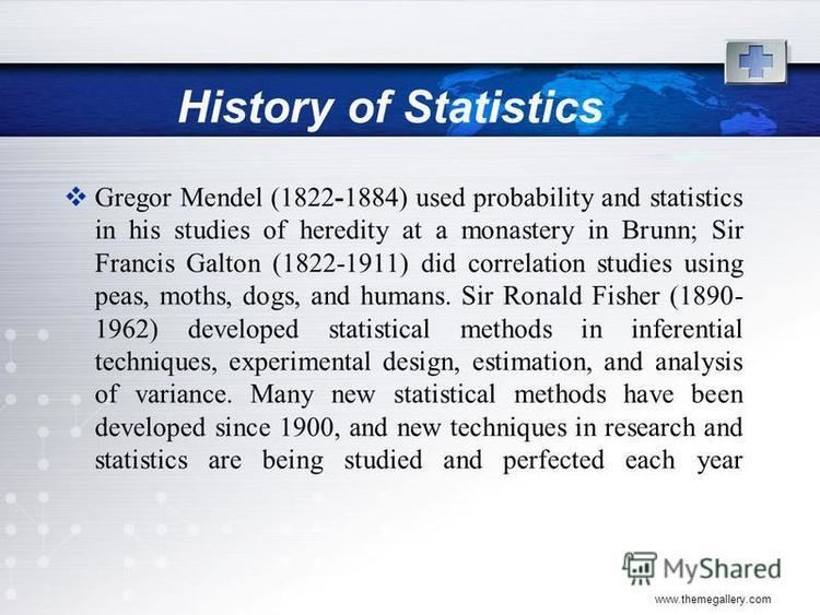 History of statistics quotLOGO History of Statistic Add your company