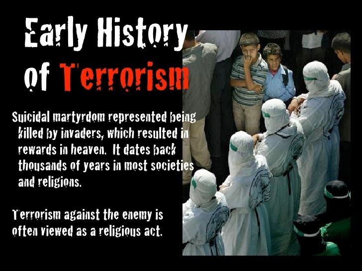 History of terrorism Terrorism Keynotess