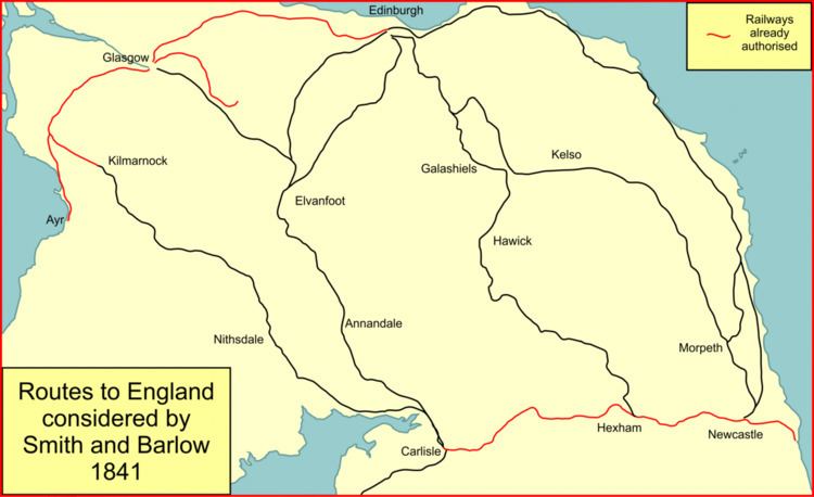 History of the North British Railway (until 1855)