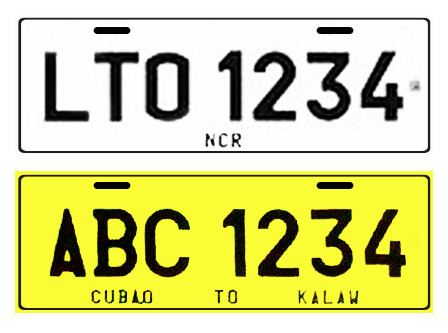 History of vehicle registration plates of the Philippines