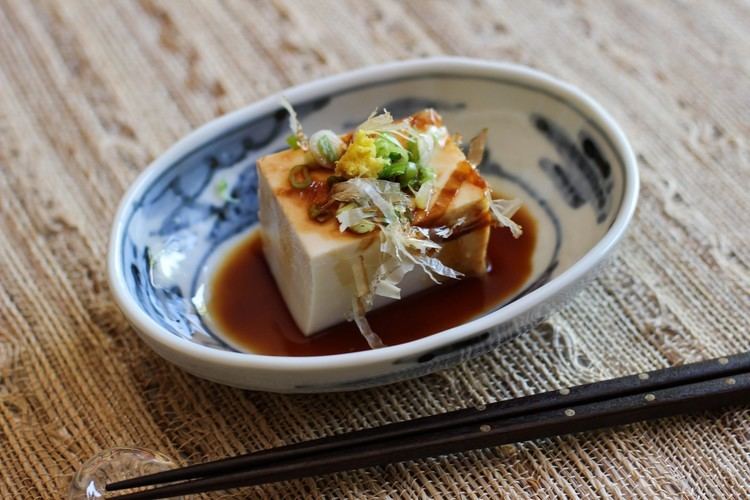 Hiyayakko Hiyayakko Cold Tofu Salad Recipe Japanese Cooking 101 YouTube