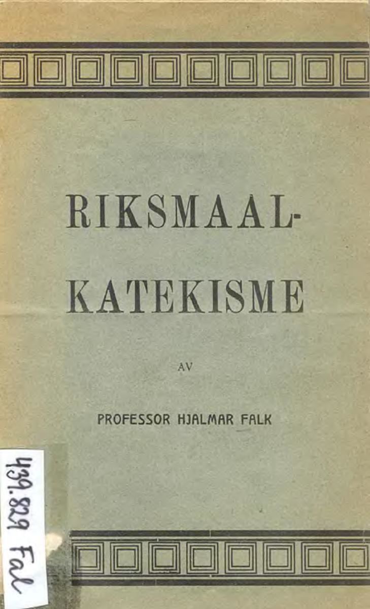 Hjalmar Falk