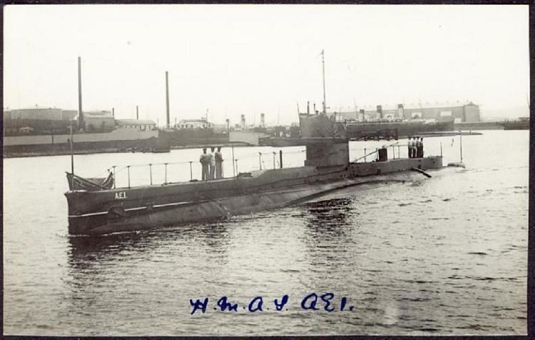 HMAS AE1 The AE1 the Royal Australian Navy39s first submarine Military