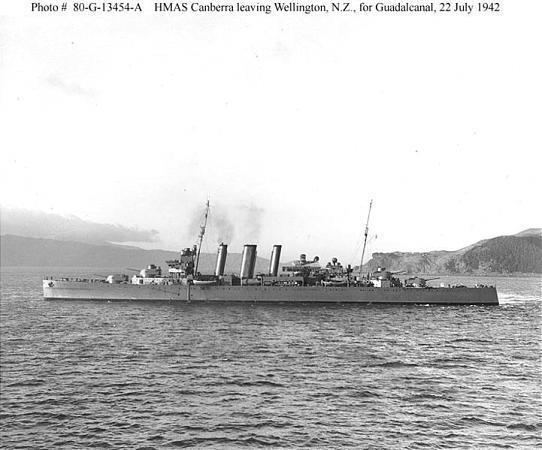 HMAS Canberra (D33) Wreck of HMAS Canberra D33 Second World War 19391945 military