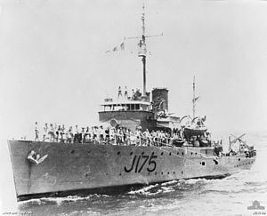 HMAS Cessnock (J175) httpsuploadwikimediaorgwikipediacommonsthu