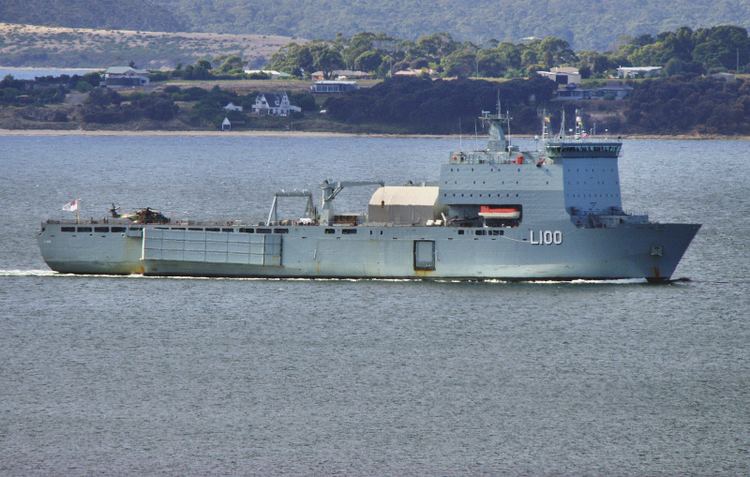 HMAS Choules (L100) HMAS CHOULES L100 IMO 9240756 Callsign GCIA ShipSpottingcom