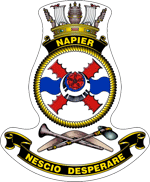 HMAS Napier (G97) wwwnavygovausitesdefaultfilesbadgesCrestN