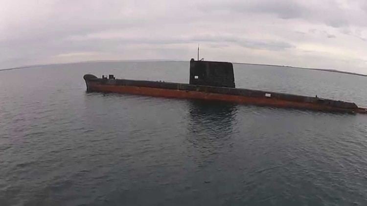HMAS Otama HMAS Otama Flying out to a decommissioned submarine using a DJI