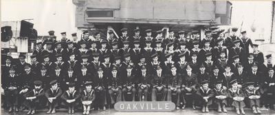 HMCS Oakville The entire crew of HMCS Oakville Halifax 1943 Oakville Images