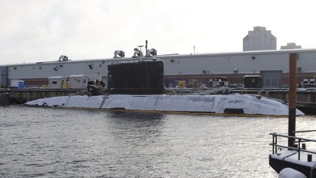 HMCS Windsor Submarine HMCS Windsor back in water with restrictions Nova