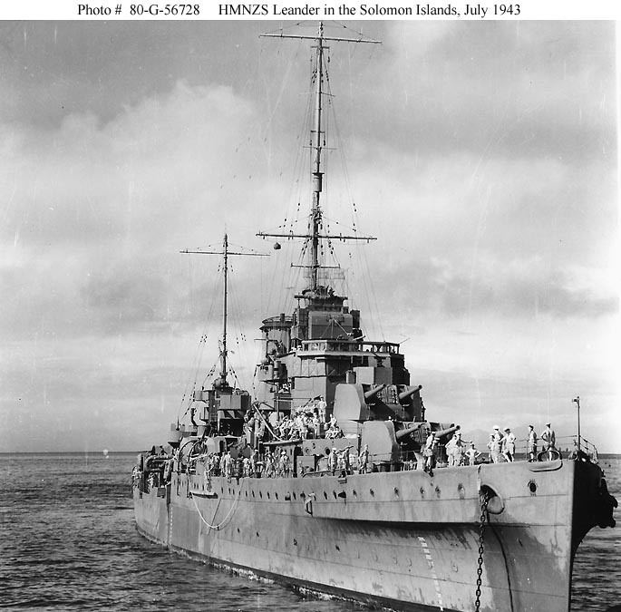 HMNZS Leander British Navy ShipsHMSHMNZS Leander 19331949