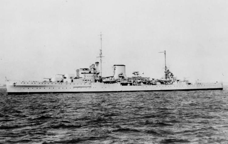 HMS Ajax (22) HMS Ajax British light cruiser WW2