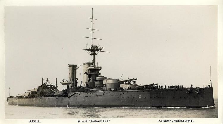 HMS Audacious (1912) HMS Audacious An early casualty in The Great War
