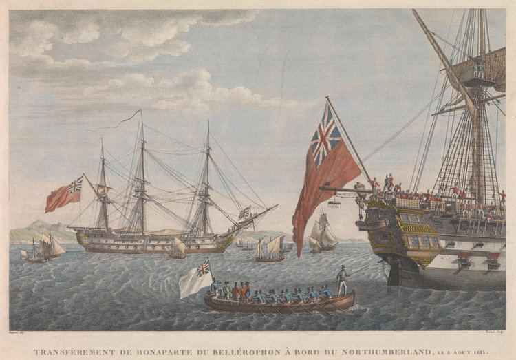 HMS Bellerophon (1786) Transfer of Bonaparte from the HMS 39Bellerophon39 1786 to the HMS