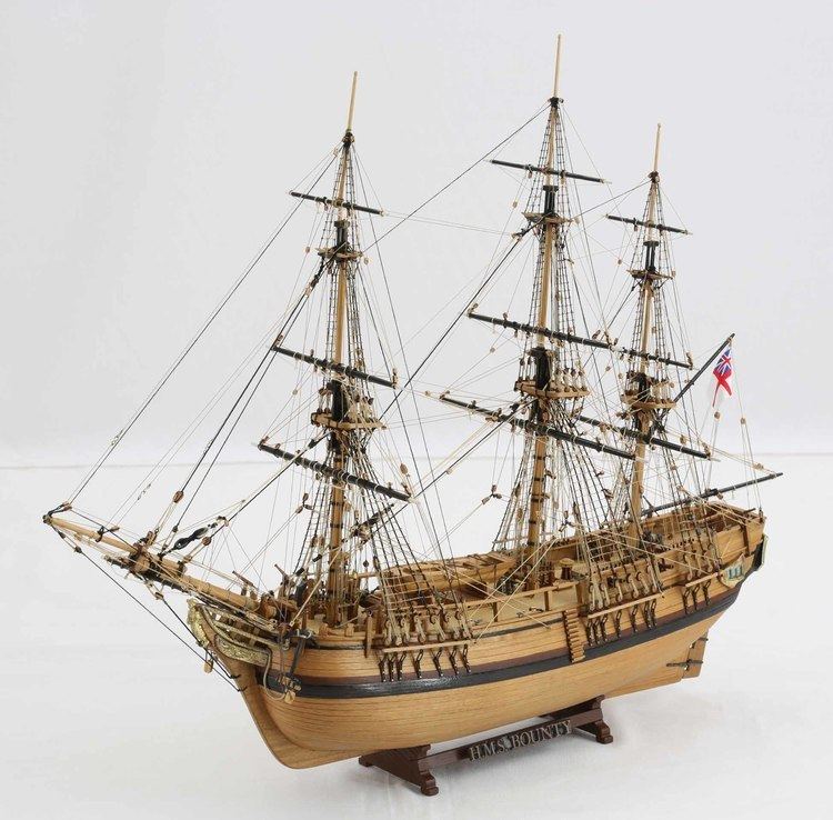 HMS Bounty Ship model HMS BOUNTY of 1784