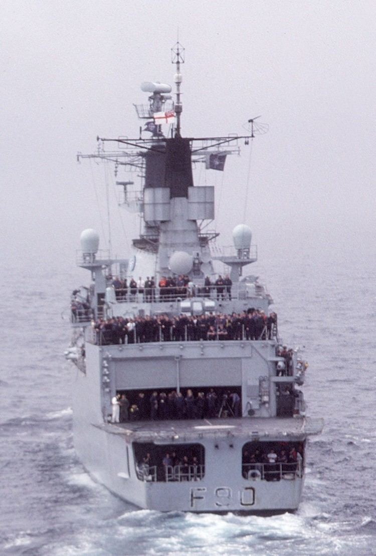 HMS Brilliant (F90) HMS Brilliant F 90 Type 22 Broadsword class Guided Missile Frigate