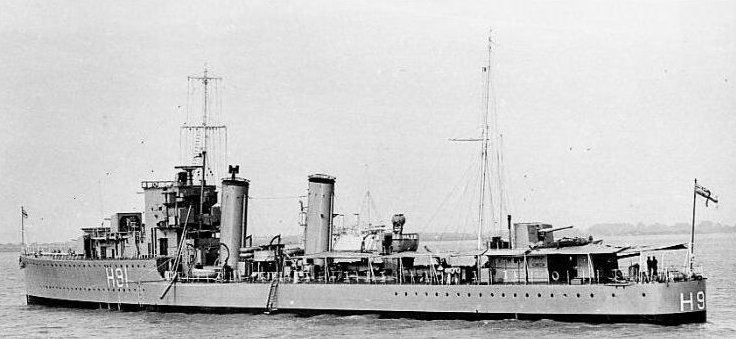HMS Bulldog (H91) DD HMS Bulldog H91 Torpedo ships