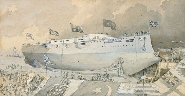 HMS Canopus (1897) HMS 39Canopus39 launched at Portsmouth 13 October 1897 H Coish