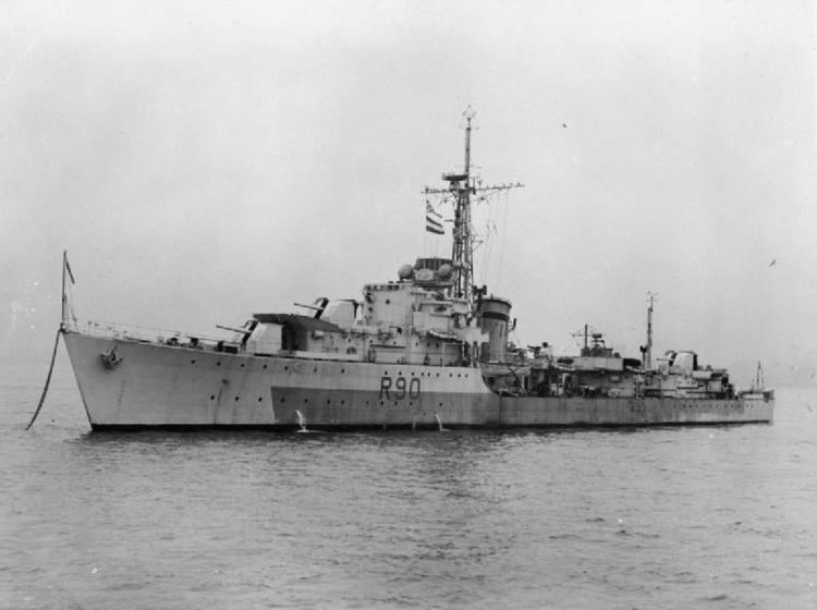 HMS Cheviot (R90) httpsuploadwikimediaorgwikipediacommons00