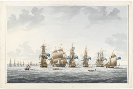 HMS Colossus (1787) History at Sea