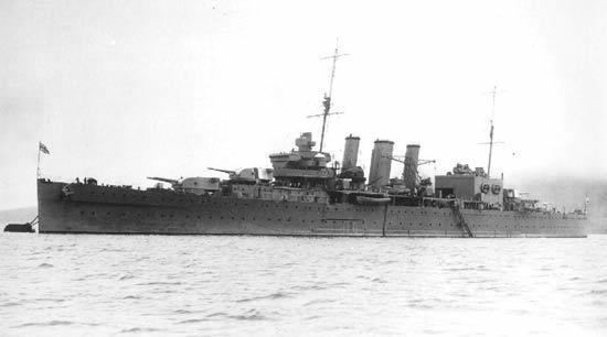 HMS Cornwall (56) HMS Cornwall 56 of the Royal Navy British Heavy cruiser of the