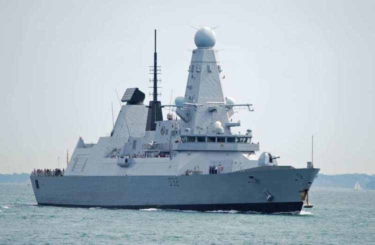 HMS Daring (D32) HMS DARING D32 IMO 4907749 ShipSpottingcom Ship Photos and