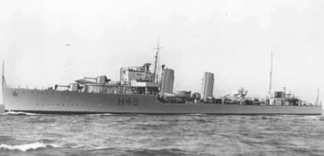 HMS Diana (H49) wwwreadyayereadycomshipsdestroyermargareejpg