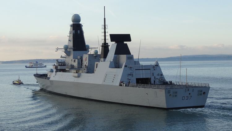 HMS Duncan (D37) HMS Duncan D37 Newly commissioned Type 45 destroyer depa Flickr