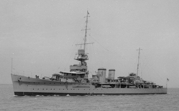 HMS Dunedin HMS Dunedin D 93 British Light cruiser Ships hit by German U