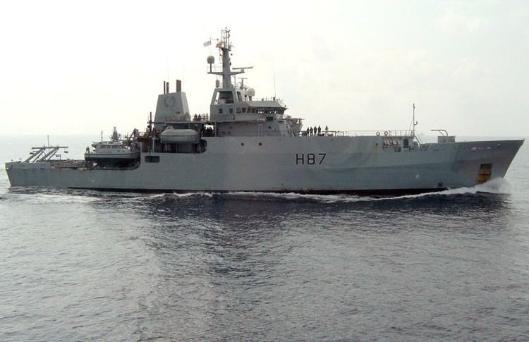 HMS Echo (H87) HMS ECHO H87 IMO 9234018 Callsign GAAC ShipSpottingcom Ship