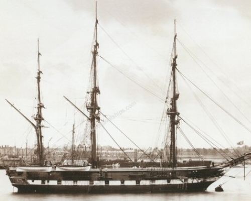 HMS Eurydice (1843) History HMS Eurydice