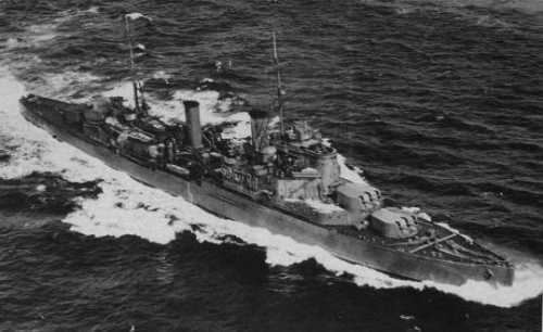 HMS Fiji (58) HMS Fiji 58 British Light cruiser Ships hit by German Uboats