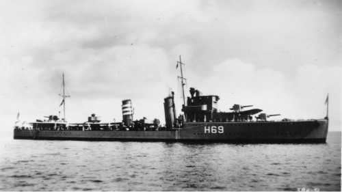 HMS Foxhound (H69) uboatnetmediaallieswarshipsbrddhmsfoxhoundjpg