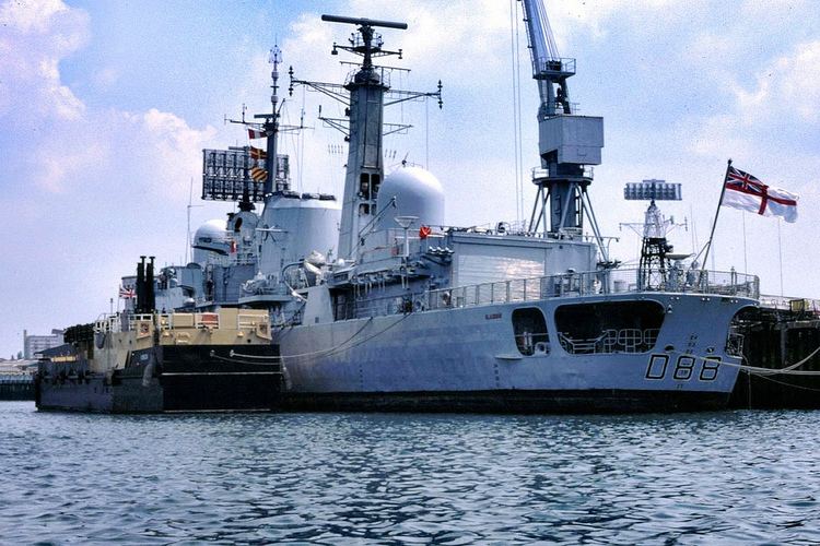 HMS Glasgow (D88) D88 HMS Glasgow 1983 18 June 1983 Portsmouth HMS Glasgow Flickr